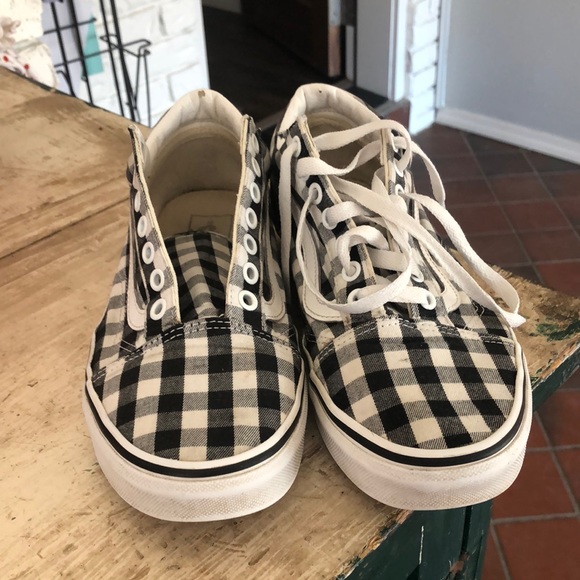 cute checkered vans